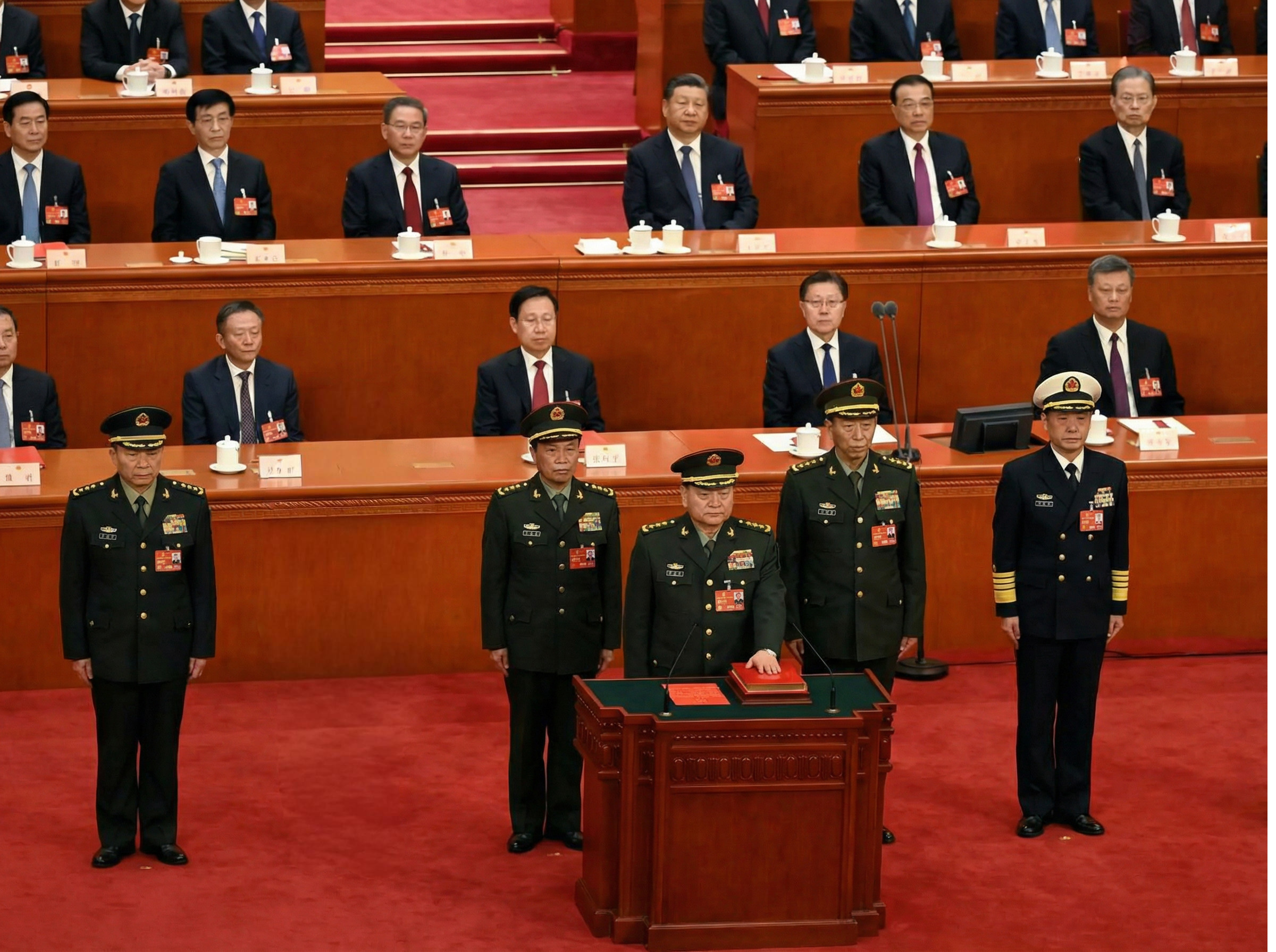 След десетилетие на консолидация Централната военна комисия на Китай днес