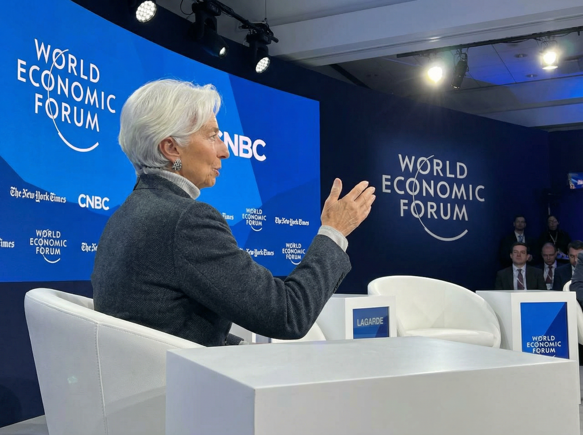 На финалния панел на Световния икономически форум в Давос се