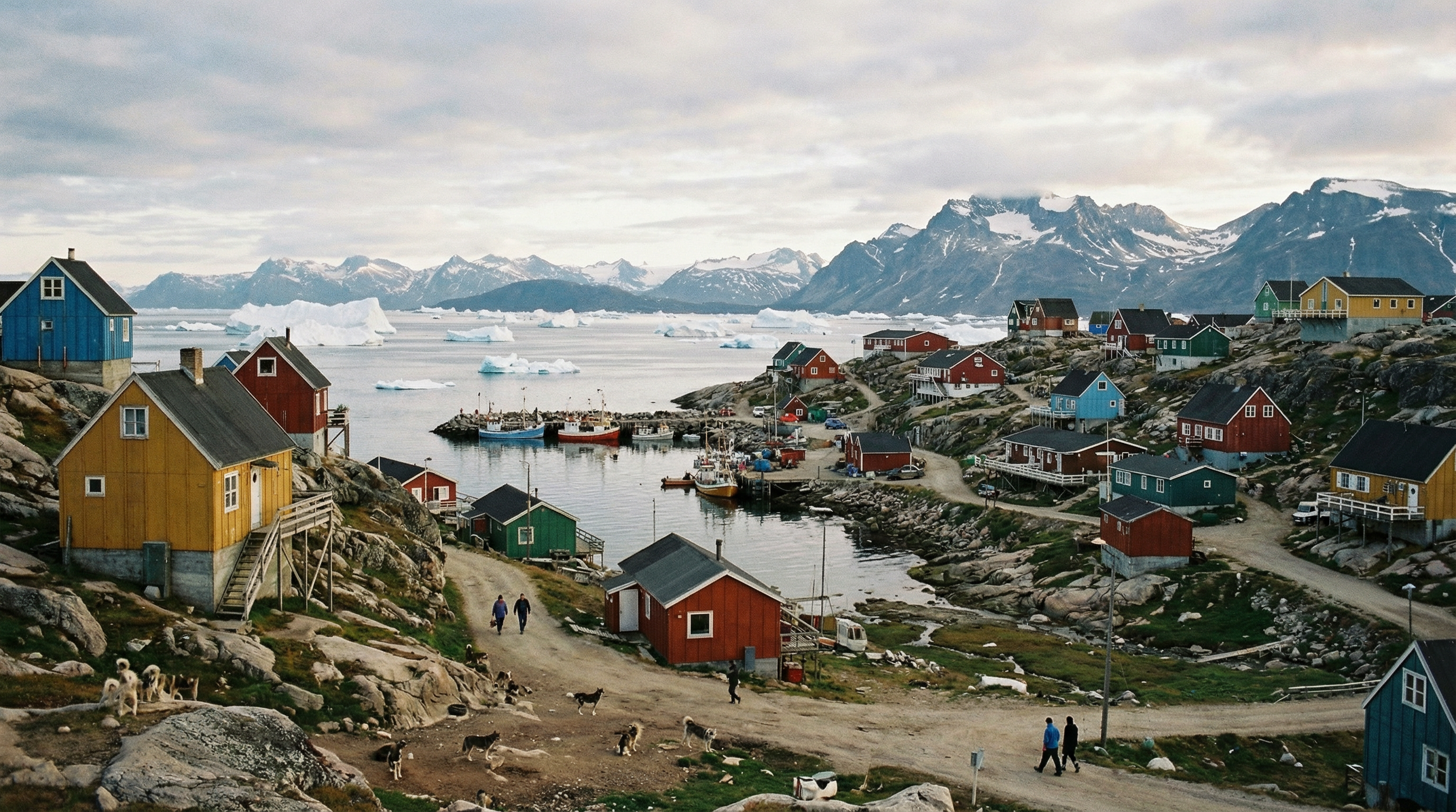 В арктическата столица Нуук дипломатическият език този път беше по