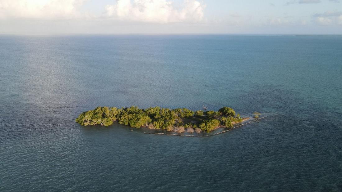Кофи Кей е малък продълговат остров в Карибите наполовина покрит