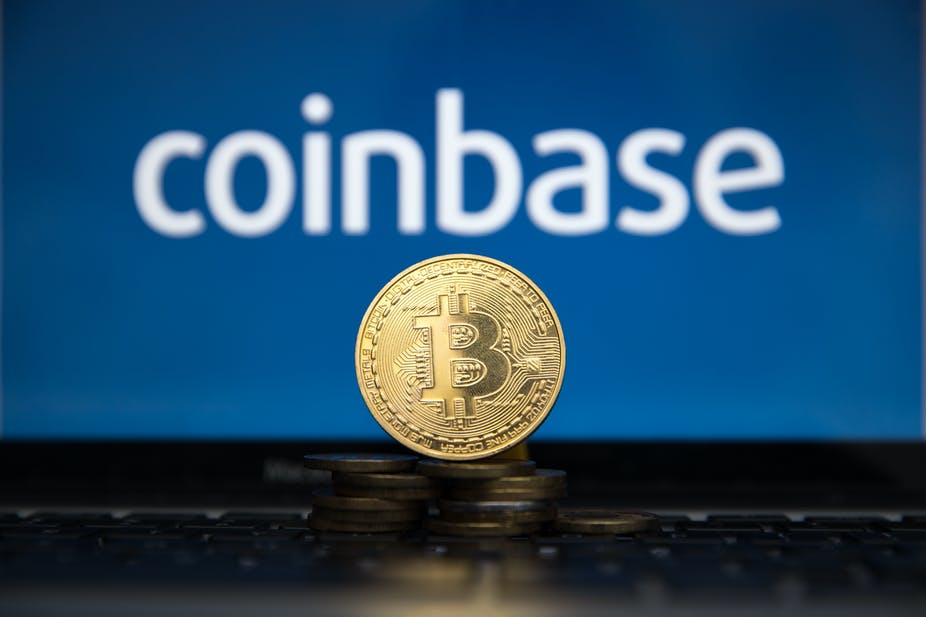 Тенденцията свързана с акциите на Coinbase NASDAQ COIN отразява по широките настроения